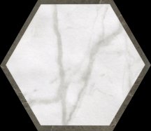 Fap Roma Deco Esagono Calacata Imperiale 25x21.6