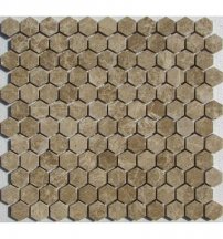 FK Marble Hexagon Emperador Light 29.5x28