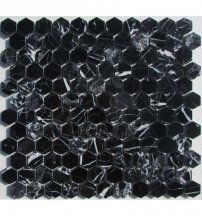 FK Marble Hexagon Nero Marquina 29.5x28