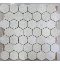 FK Marble Hexagon Travertine 48 30x30