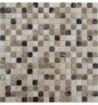 FK Marble Mix Mosaic Mix Emperador 15-4P 30.5x30.5