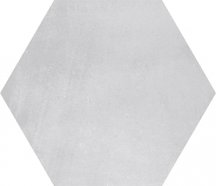 Geotiles Starkhex Argent 25.8x29