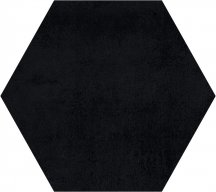 Gigacer Concrete Black Small Hexagon 6 Mm 18x16