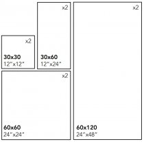 Gigacer Quarry Lava Stone Bocciardato Multiformato 120x120