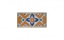 Gres De Aragon Decorado Tabica Catedral Azul 12x32.5