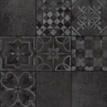 Impronta Italgraniti Icone Bleu Noir Decore 20x20