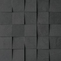 Impronta Italgraniti Spatula Nero Mosaico Mix 3D 34.5x34.5