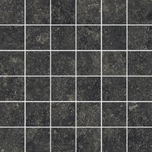 Italon Room Stone Black Mosaico 30x30