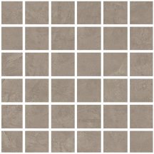La Fabbrica Resine Mosaico Tortora Rett Su Rete 30x30