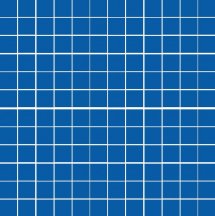 Land Gallery Slim Blue Mosaico 2.5x2.5 29.75x29.75