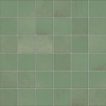 Land Lookback Green Lappato Mosaico 29.75x29.75