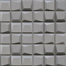 LAntic Colonial Effect Mosaics Square Silver 30x30