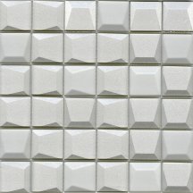 LAntic Colonial Effect Mosaics Square White 30x30