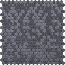 LAntic Colonial Glaze Mosaics Mini Hexagon Grey 29.5x30