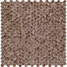 LAntic Colonial Gravity Mosaics Aluminium Hexagon Copper 30.7x30.4