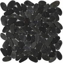 LAntic Colonial Paradise Mosaics Lake Stone Negro 30x30