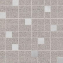 Lea Ceramiche Slimtech Basaltina Stone Project Mosaico Inox Sabbiata 25x25