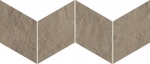 Lea Ceramiche Trame Arrow Plaster Tabacco 39.5x11.2