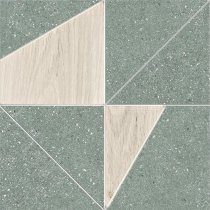 Magica Libeccio Naturale Grained Green Copper Tangram 29x29