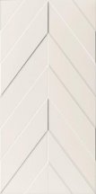 Marca Corona 4D Chevron White Decor 40x80