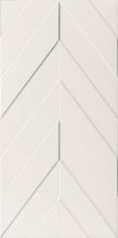 Marca Corona 4D Chevron White Matt Rett 40x80