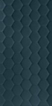 Marca Corona 4D Hexagon Deep Blu Matt 40x80