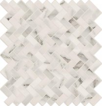 Marca Corona Motif Extra C Silver Herringbone Reflex 29x32