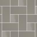 Micro Microtiles Spiral Mix Glaze Grey 33.7x33.7