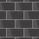 Micro Microtiles Subway Glaze Black 30.1x30.1