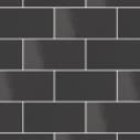 Micro Microtiles Subway Mix Glaze Black 30.1x30.1