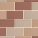 Micro Microtiles Subway Mix Terracotta-Cotto-Klinker 30.1x30.1