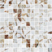 Mirage Cosmopolitan Arabescato Oro Luc Mosaico 144 30x30