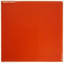 Modern Ceramics Mini Tile Red Glossy 9.9x9.9