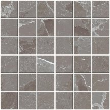 Monocibec Arcadia Tecno Grigio Mosaico Naturale Rettificato Su Rete 30x30