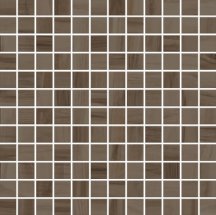 Monocibec Charm Brown Mosaico 2.5x2.5 Su Rete 30x30