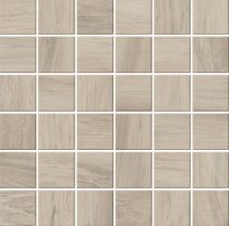 Monocibec Charm Walnut Mosaico 4.7x4.7 Su Rete 30x30