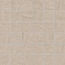 Monocibec Crest Sand Mosaico 4.7x4.7 Su Rete 30x30