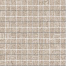 Monocibec Crest Sand Mosaico Mosaico 2.5x2.5 Su Rete 30x30