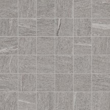 Monocibec Crest Silver Mosaico 4.7x4.7 Su Rete 30x30