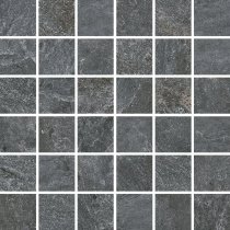 Monocibec Dolomite Dark Mosaico 4.7x4.7 Su Rete 30x30