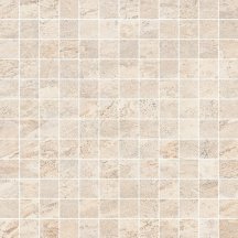 Monocibec Dolomite Dust Mosaico 2.5x2.5 Su Rete 30x30