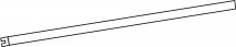 Monocibec Modern Listello Alluminio 1.5x100