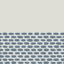 Mutina Tape Cobble Half Blue 20.5x20.5