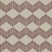 Mutina Tape Zigzag Brown 20.5x20.5