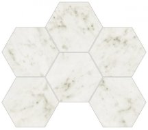 Novabell Imperial Michelangelo Esagona Bianco Carrara Naturale 29.3x38