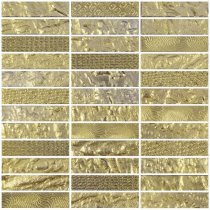 Onix Mosaico Crystalglass Luxor Gold 30x30