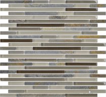 Onix Mosaico Fussingstone Line Beige 30x30