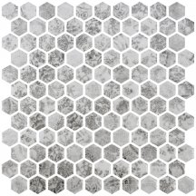 Onix Mosaico Hex Craquele Azualo Grey 30.1x29