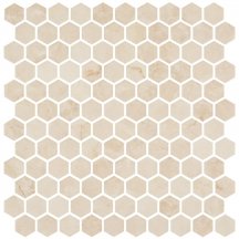 Onix Mosaico Hex Eco Stones Crema Marfil Matte 30.1x29