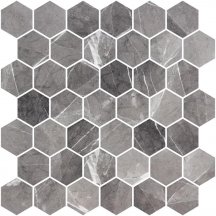 Onix Mosaico Hex Eco Stones Grafito Matte 28.4x28.6